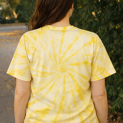 Sativa Diva Retro Graphic Tie-Dye Tee