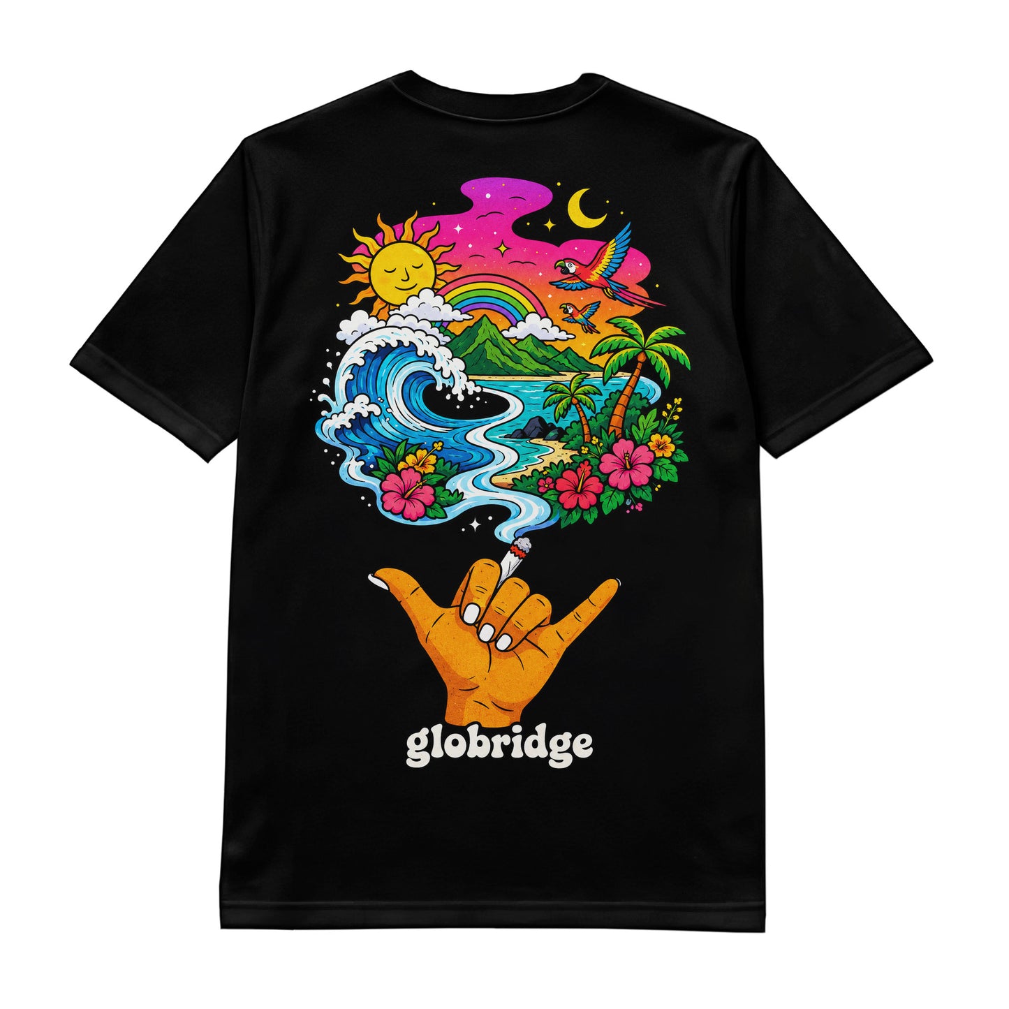Shaka Rainbow Good Times Graphic T-Shirt