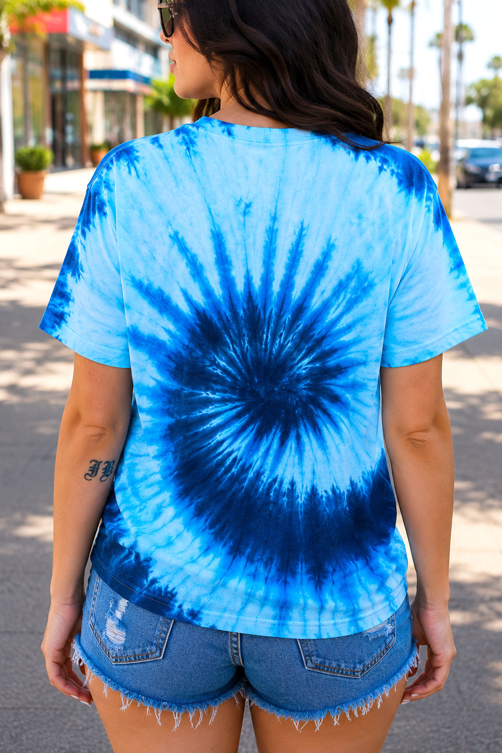 Skip The Hunt Easter Smoke A Blunt Tie Dye Tee