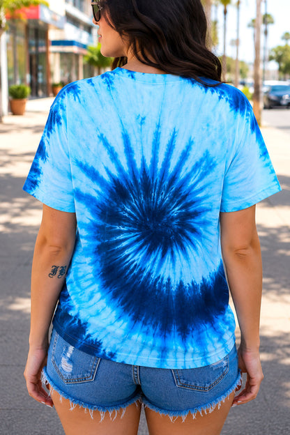 Skip The Hunt Easter Smoke A Blunt Tie Dye Tee
