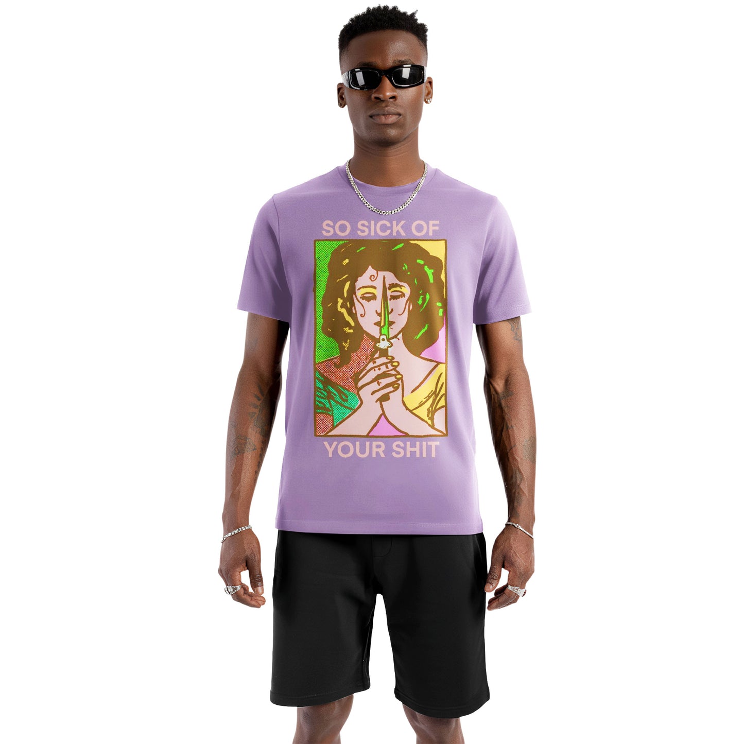 So Sick of Your Sh*t Psychedelic Art Tee