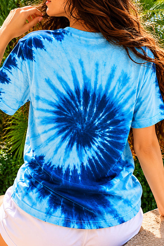 Stay High Live Free Tie Dye Tee