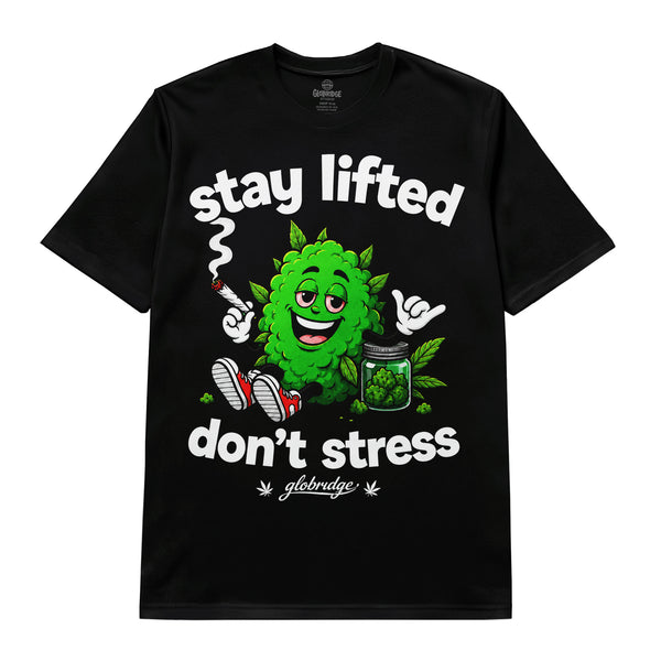 Stay Lifted Don't Stress Stoner 420 Tee