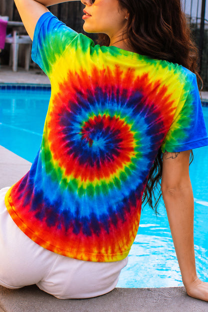 Stay Lifted Live Light Stoner Tie Dye Tee