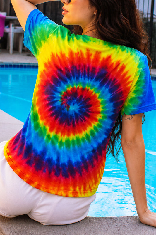 Stay Lifted Live Light Stoner Tie Dye Tee