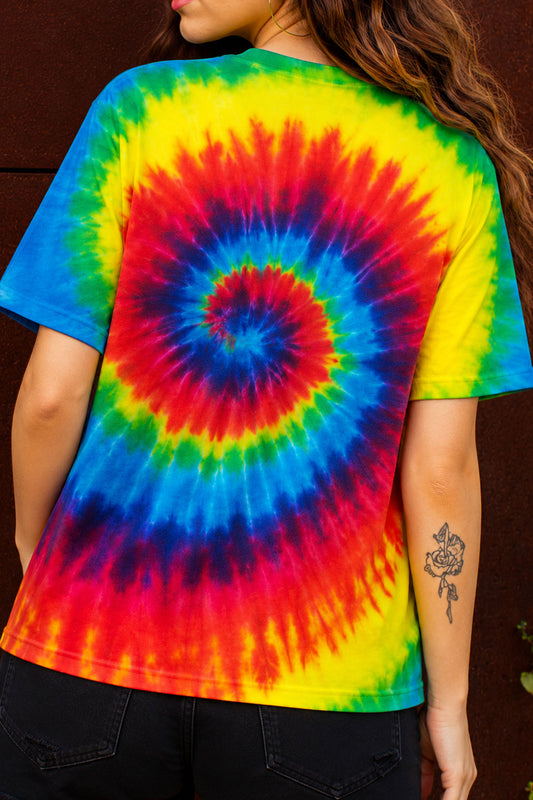 Stay Lifted Stay Blazed Grinch Tie Dye Graphic Tee