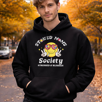 Stoned & Blessed Smiley Hoodie