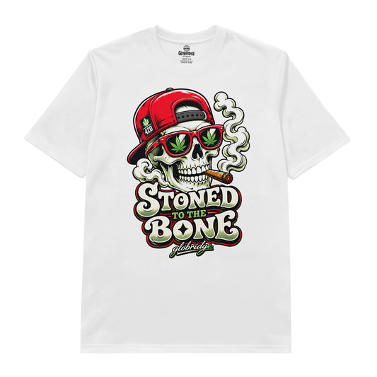 Stoned to the Bone Skull Graphic Tee