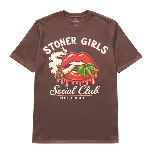 Stoner Girls Social Club Graphic T-Shirt