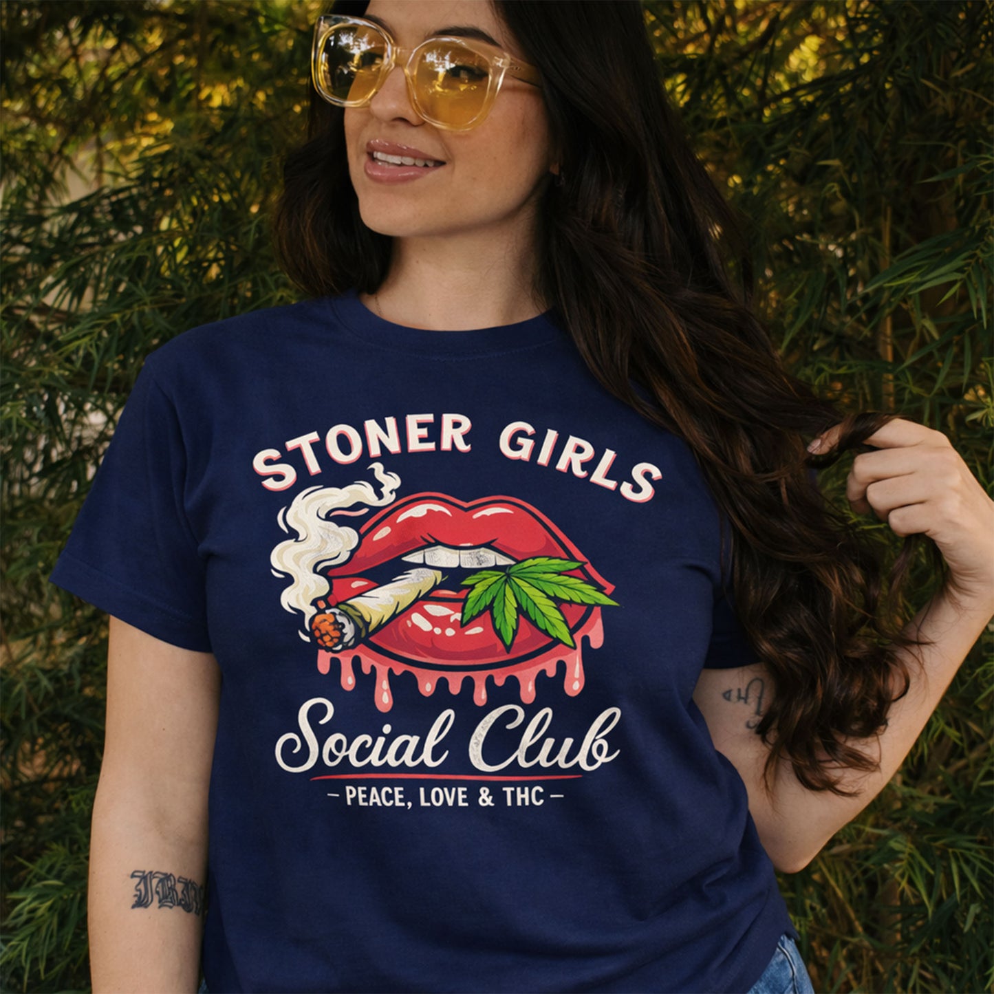 Stoner Girls Social Club Graphic T-Shirt