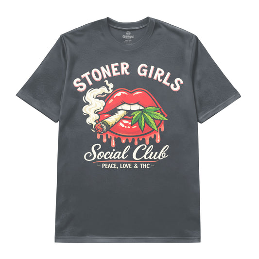 Stoner Girls Social Club Graphic T-Shirt
