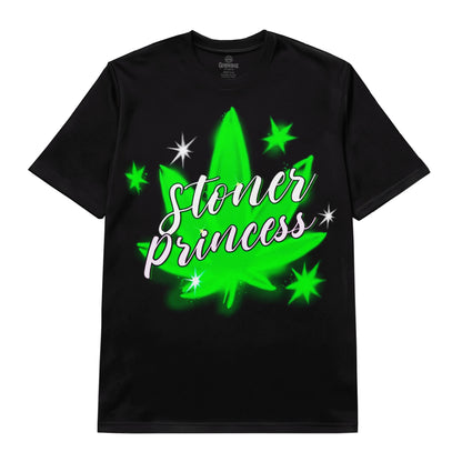 Stoner Princess Neon Leaf Tee