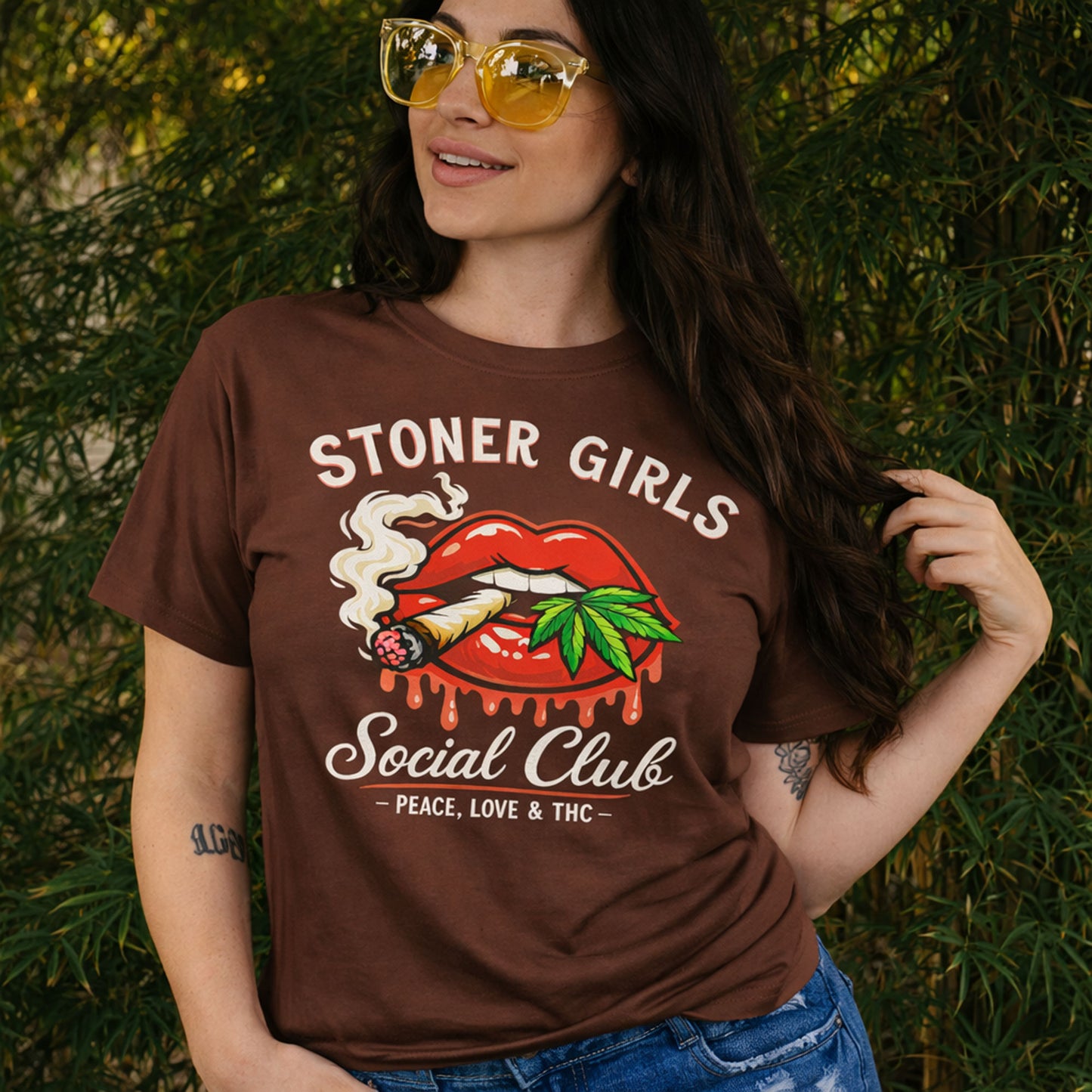 Stoner Girls Social Club Graphic T-Shirt