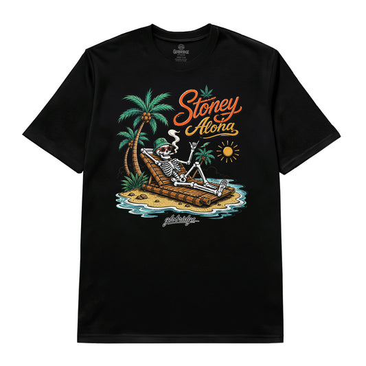 Stoney Aloha Skeleton Beach T-Shirt