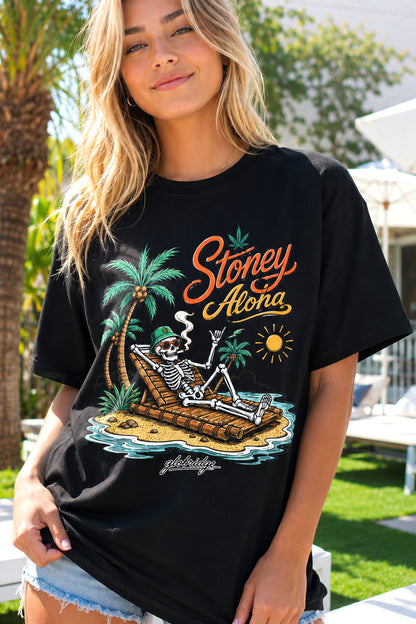 Stoney Aloha Skeleton Beach T-Shirt