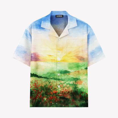 Sunrise Landscape Hawaiian Shirt