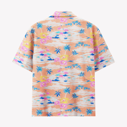 Sunset Flamingo Hawaiian Shirt