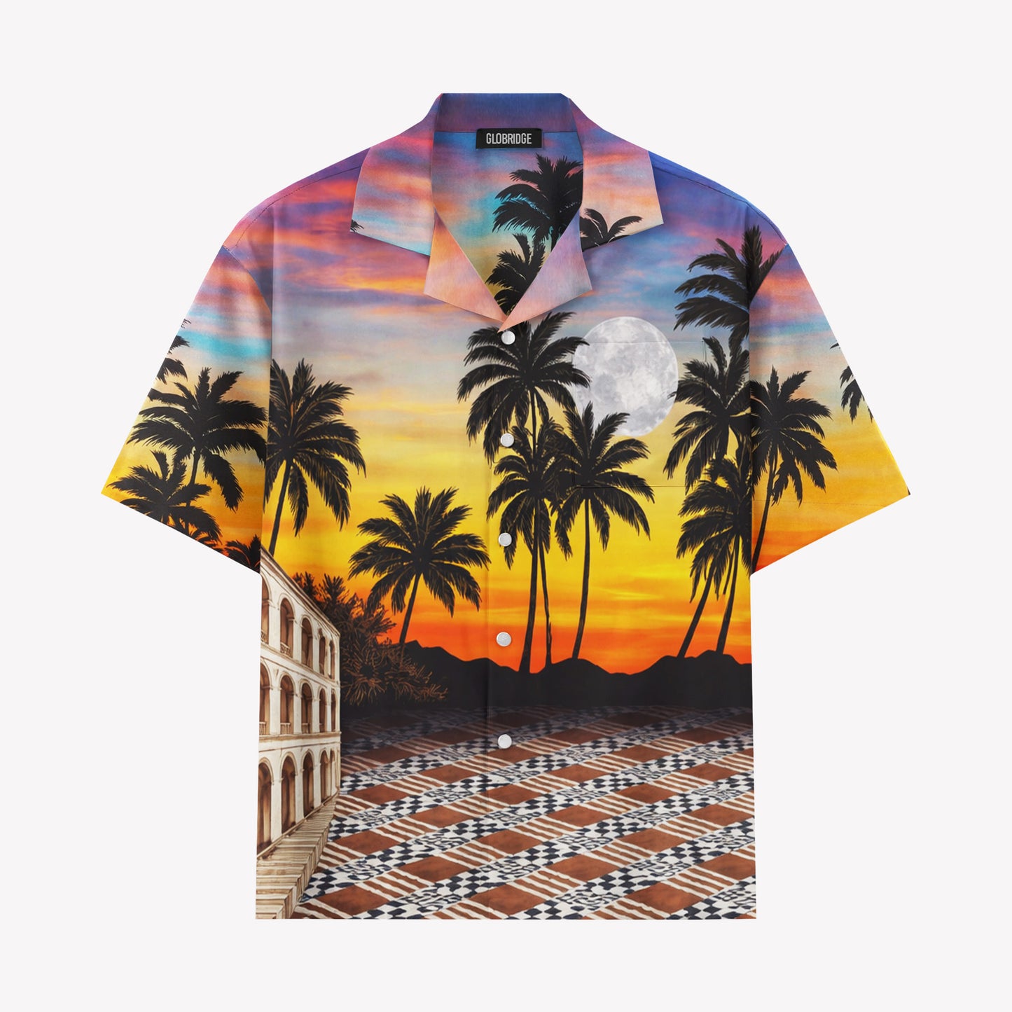 Sunset Palm Hawaiian Shirt
