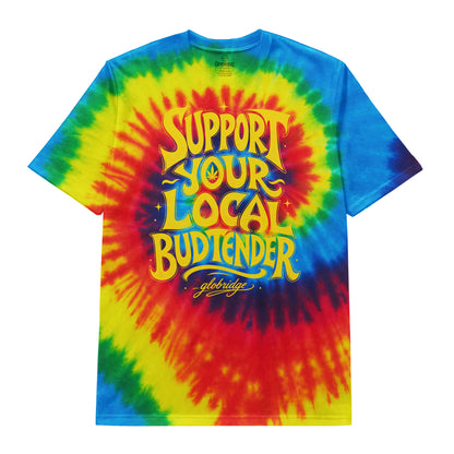 Support Your Local Budtender Tie Dye T-Shirt