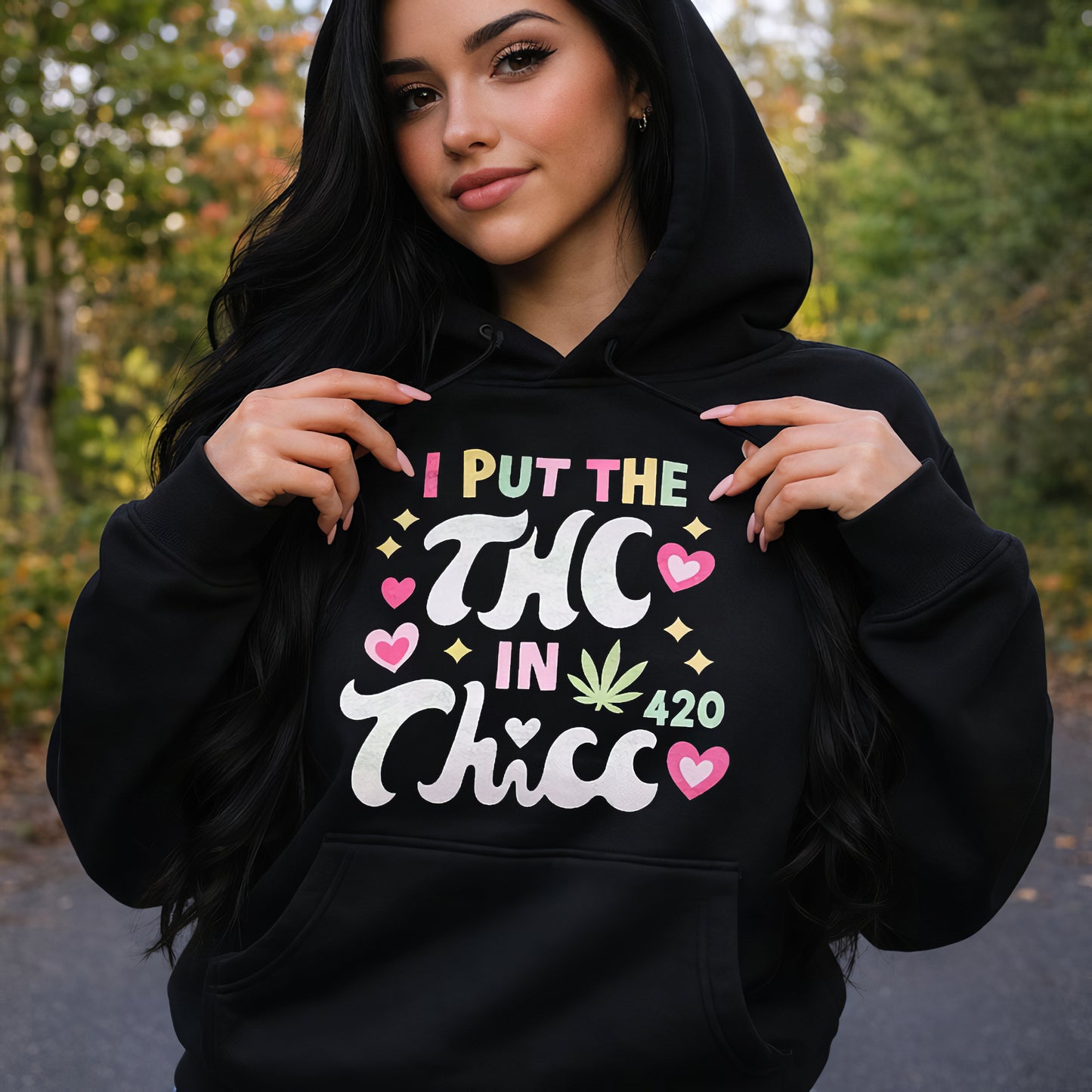 THC in Thick 420 Hoodie