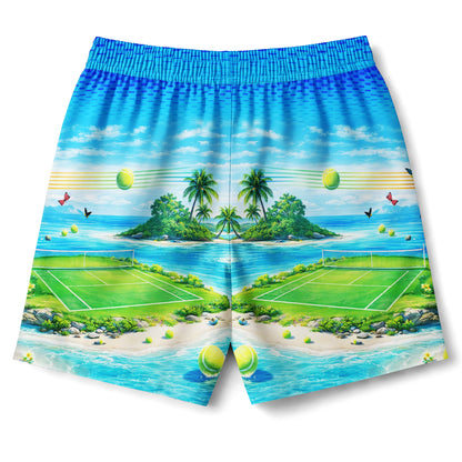 Tennis Island Hawaiian Shirt & Shorts Set