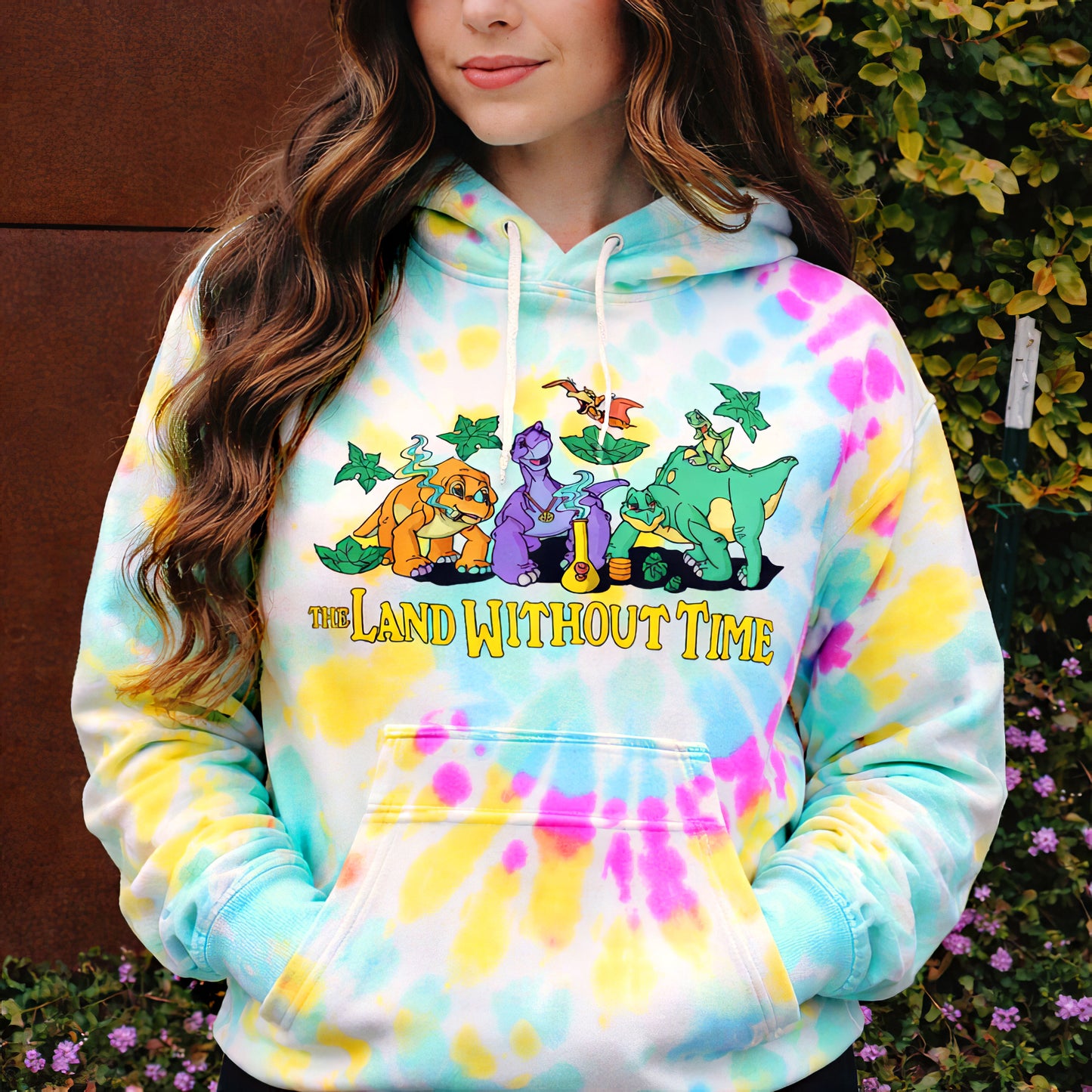 The Land Without Time Tie-Dye Hoodie