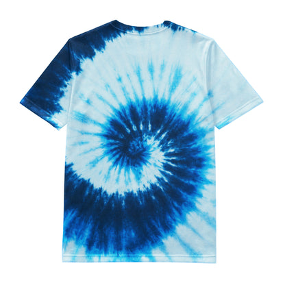 The Rollin Stoned Blue Tie Dye Tee