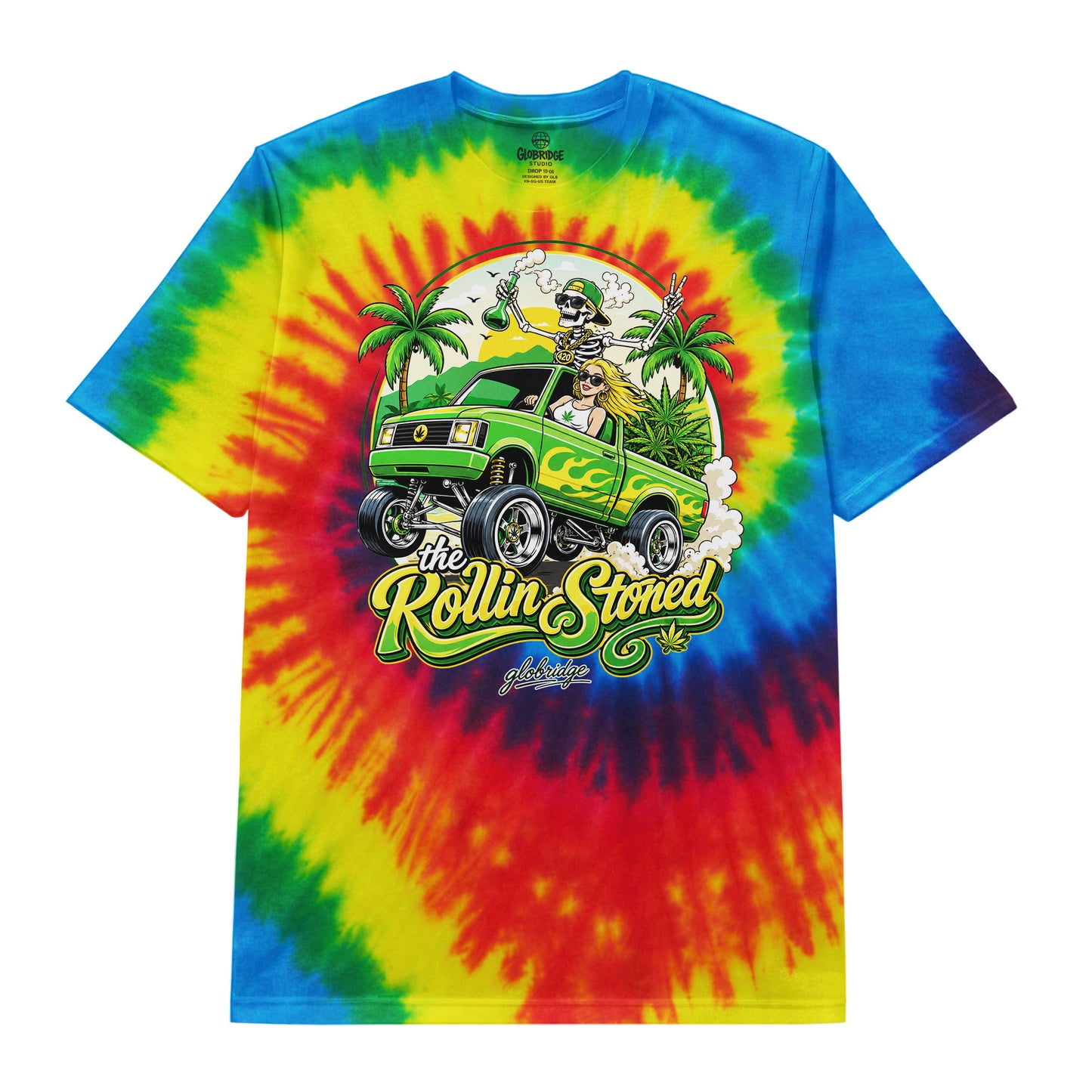 The Rollin Stoned Tie Dye Tee