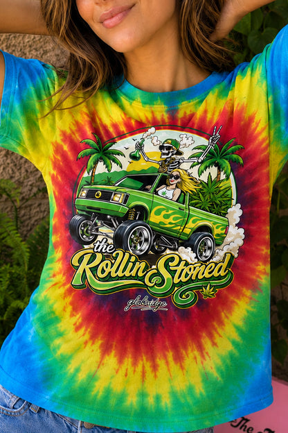 The Rollin Stoned Tie Dye Tee