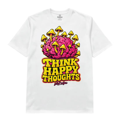 Think Happy Thoughts Brain Tee