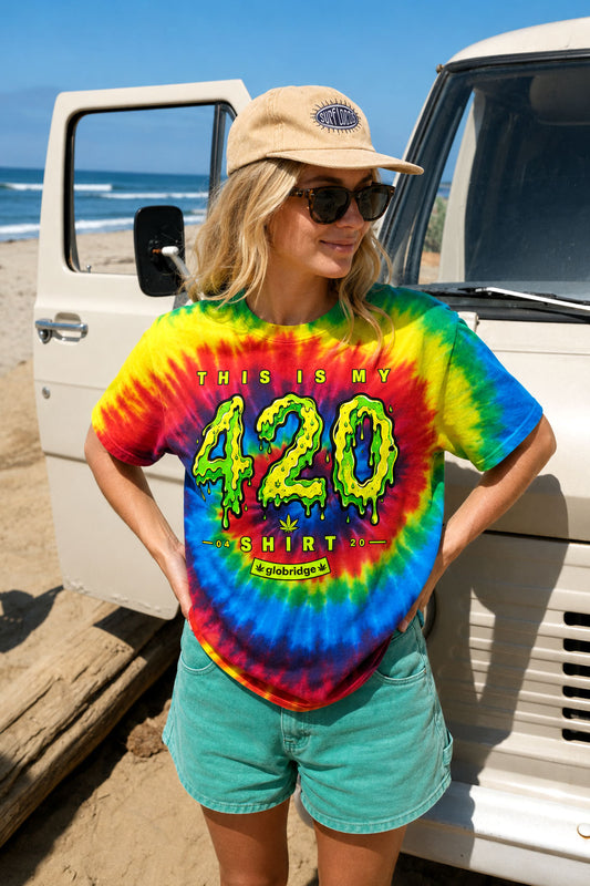 This Is My 420 Shirt Psychedelic Festival Tie Dye Tee