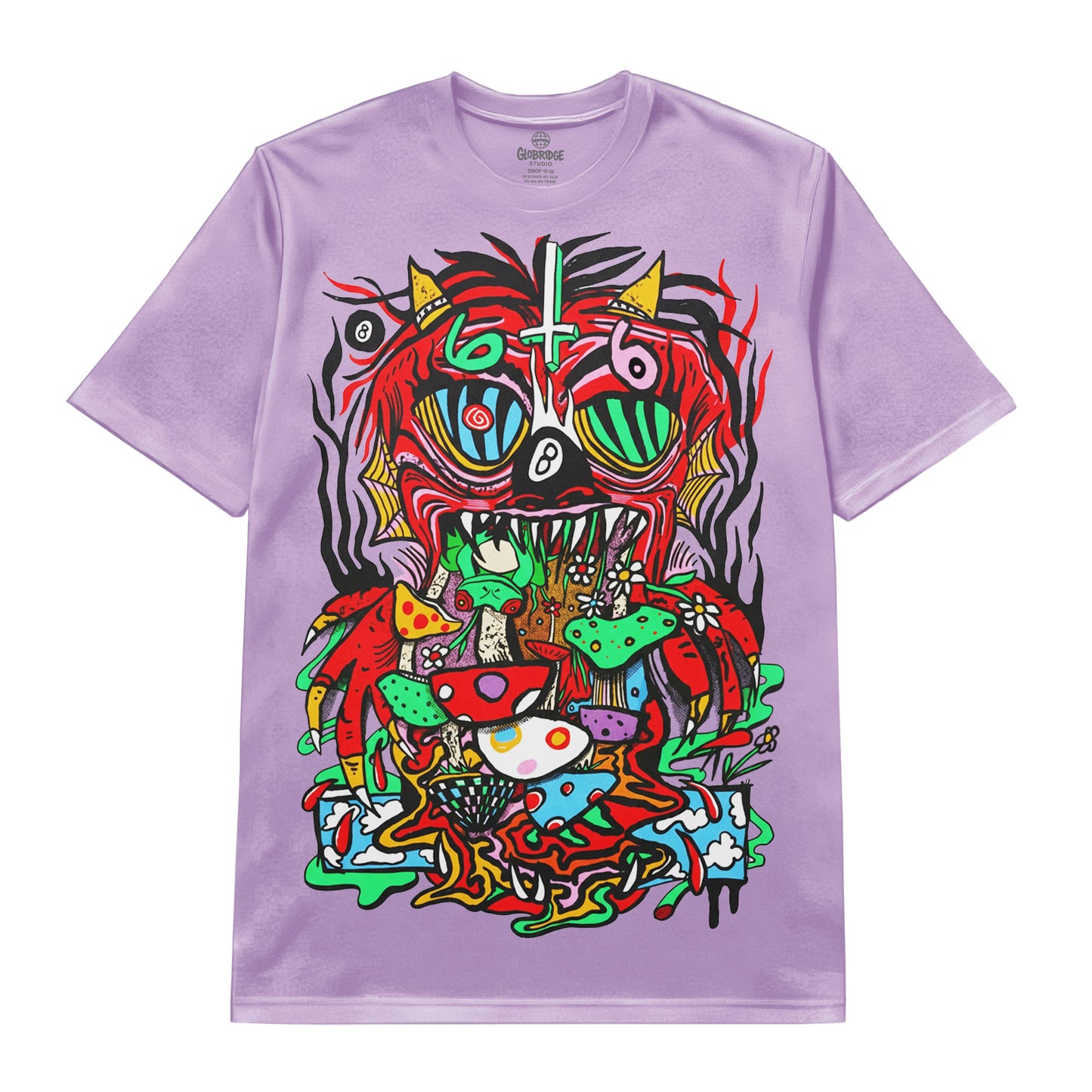 Trippy Mushroom Nightmare Tee