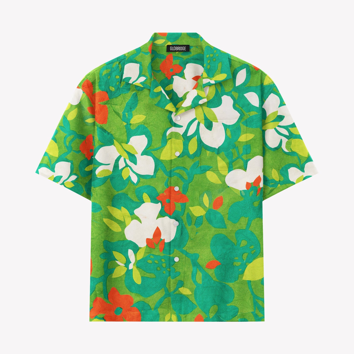 Tropical Garden Floral Hawaiian Shirt