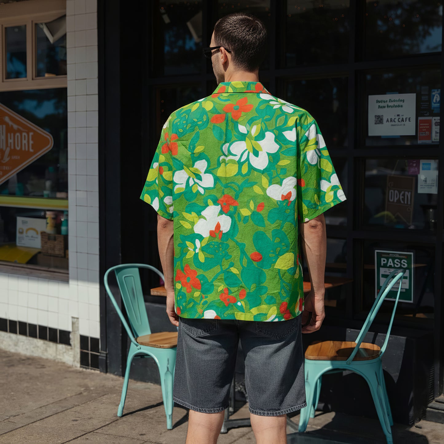 Tropical Garden Floral Hawaiian Shirt
