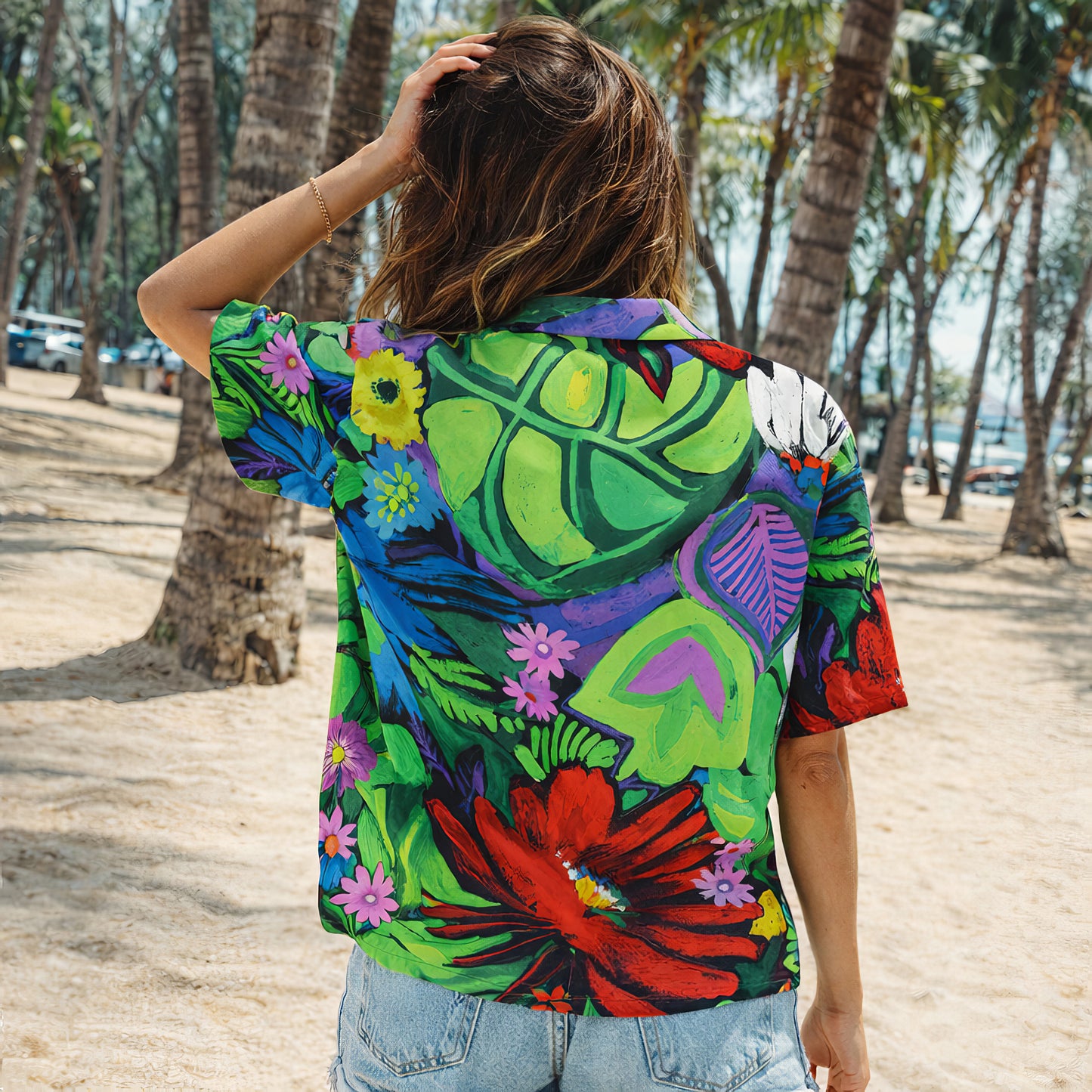 Tropical Garden Floral Shirt