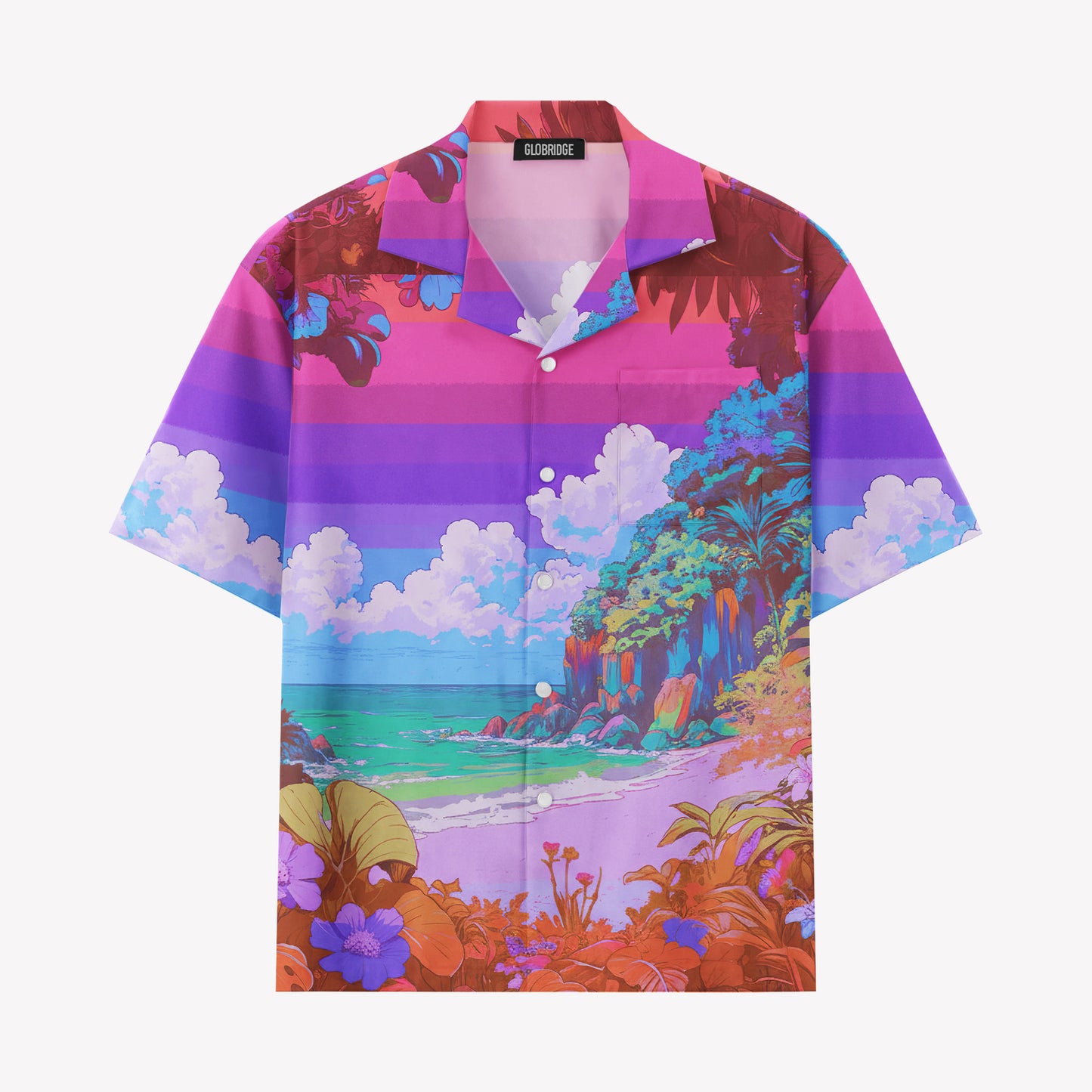 Tropical Island Summer Shirts & Shorts Set