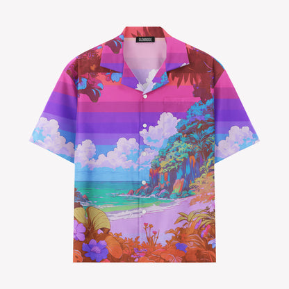 Tropical Island Summer Shirts & Shorts Set