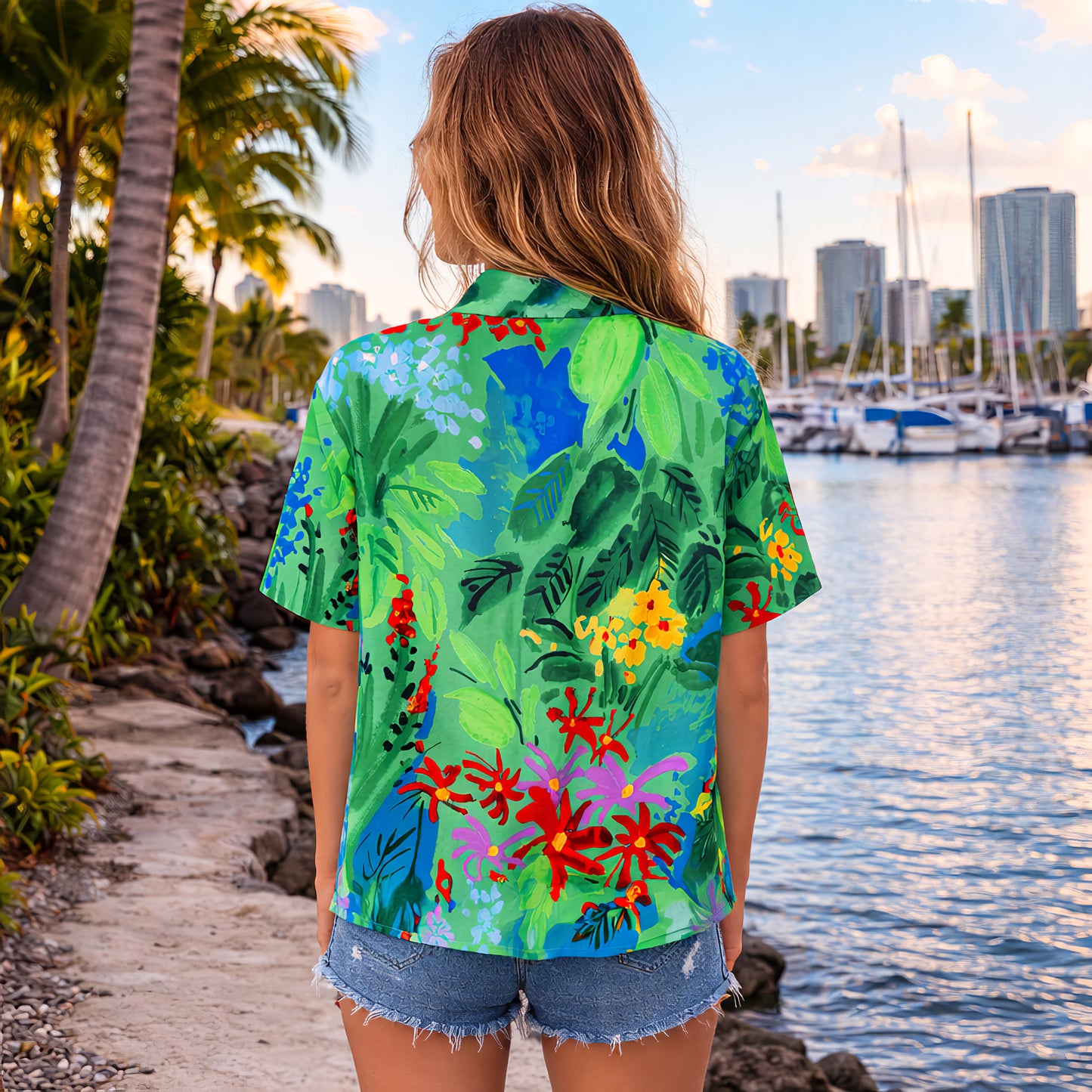 Tropical Jungle Art Shirt