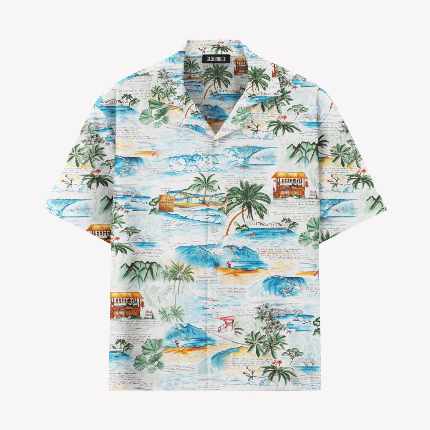 Tropical Map Hawaiian Shirt