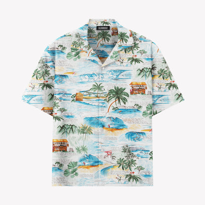 Tropical Map Hawaiian Shirt