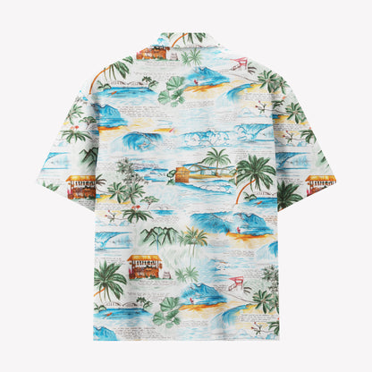 Tropical Map Hawaiian Shirt