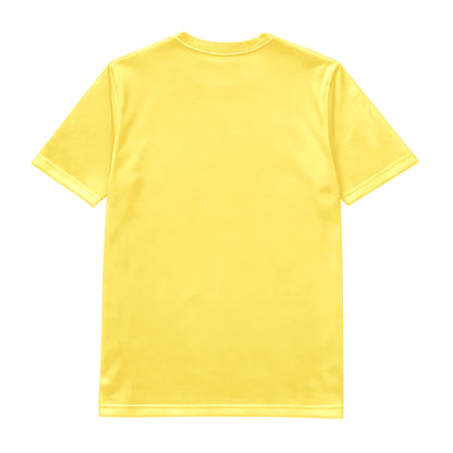 Tropical Skull Sunset Chill Yellow T-Shirt