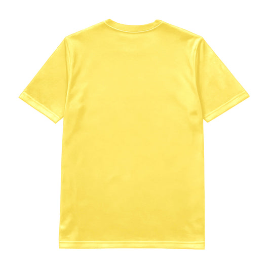 Tropical Skull Sunset Chill Yellow T-Shirt