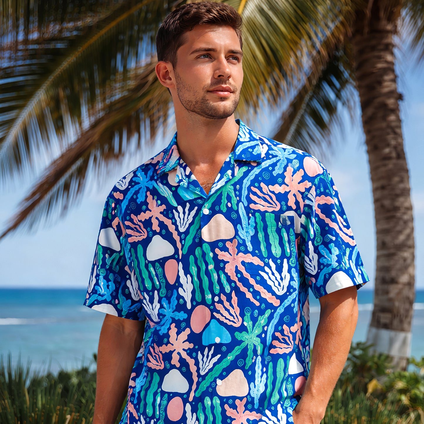 Underwater Coral Hawaiian Shirt