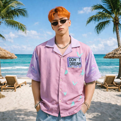Vaporwave Cyber Anime City Hawaiian Shirt