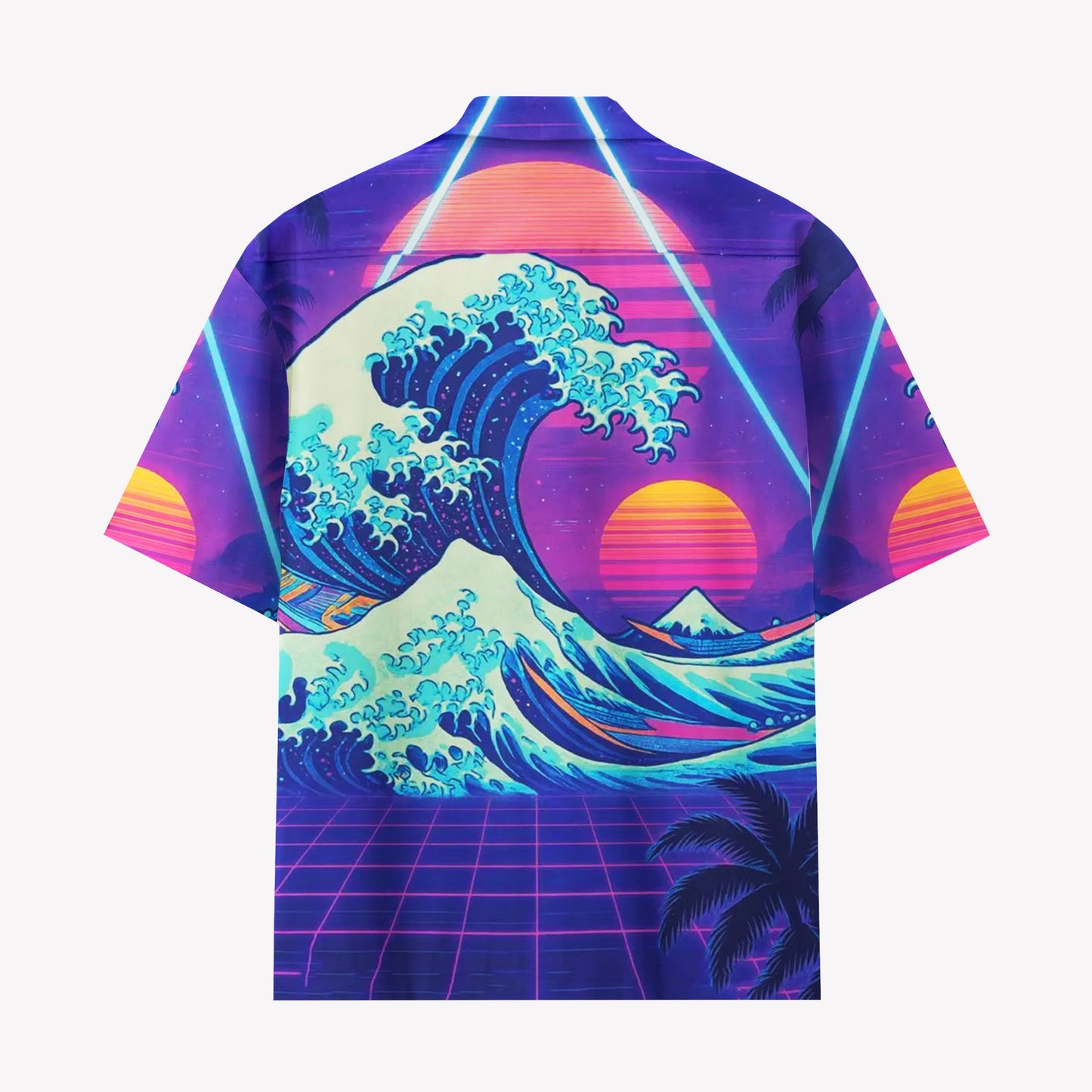 Vaporwave Japanese Wave Shirt & Shorts Set