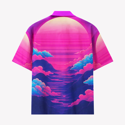 Vaporwave Sunset Shirt & Shorts Set