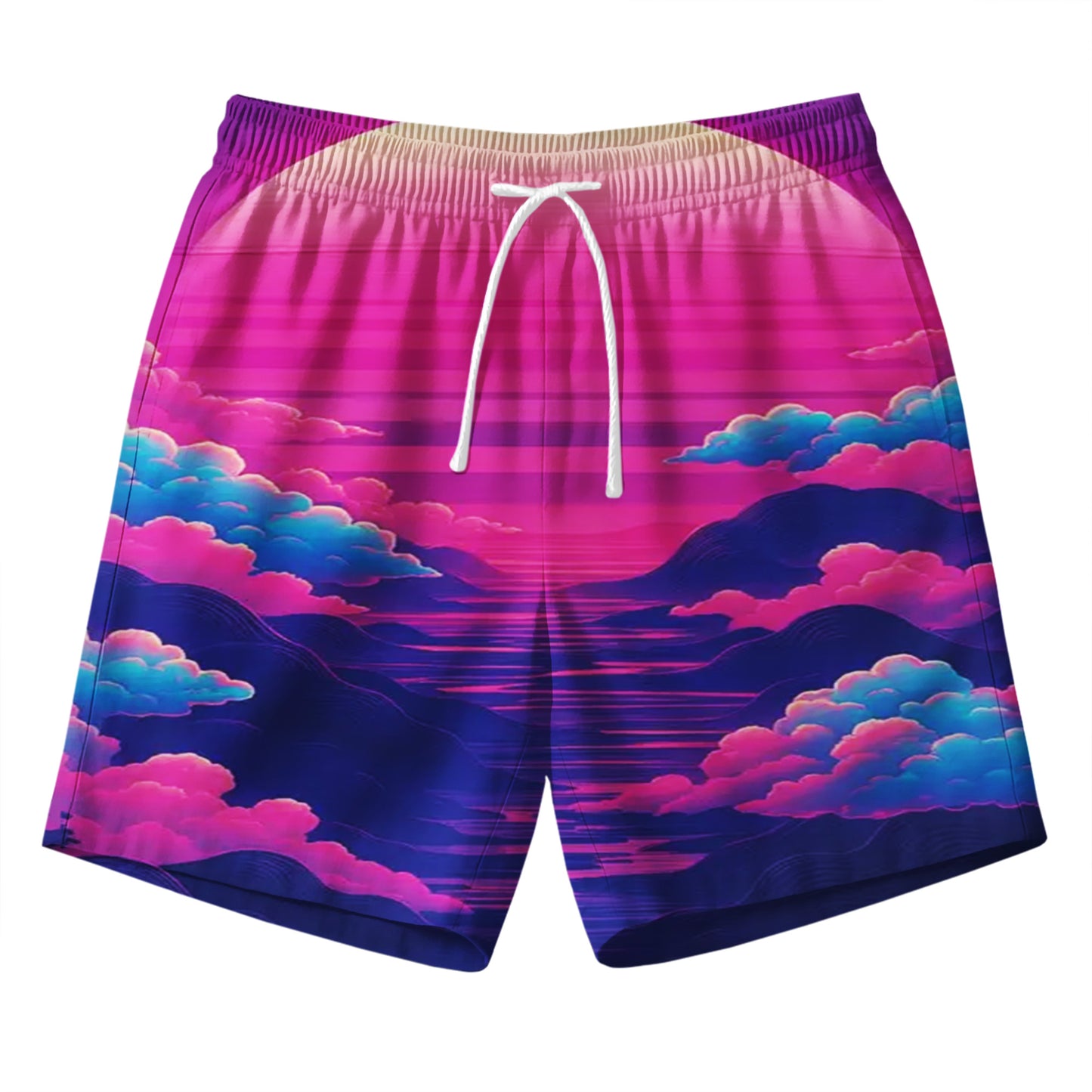 Vaporwave Sunset Shirt & Shorts Set