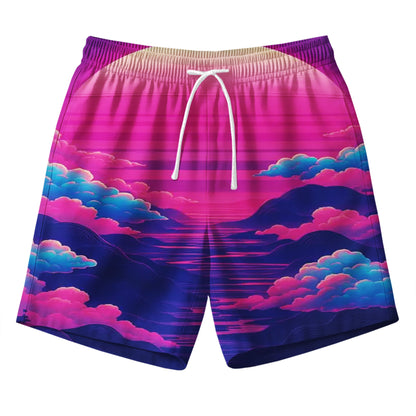 Vaporwave Sunset Shirt & Shorts Set
