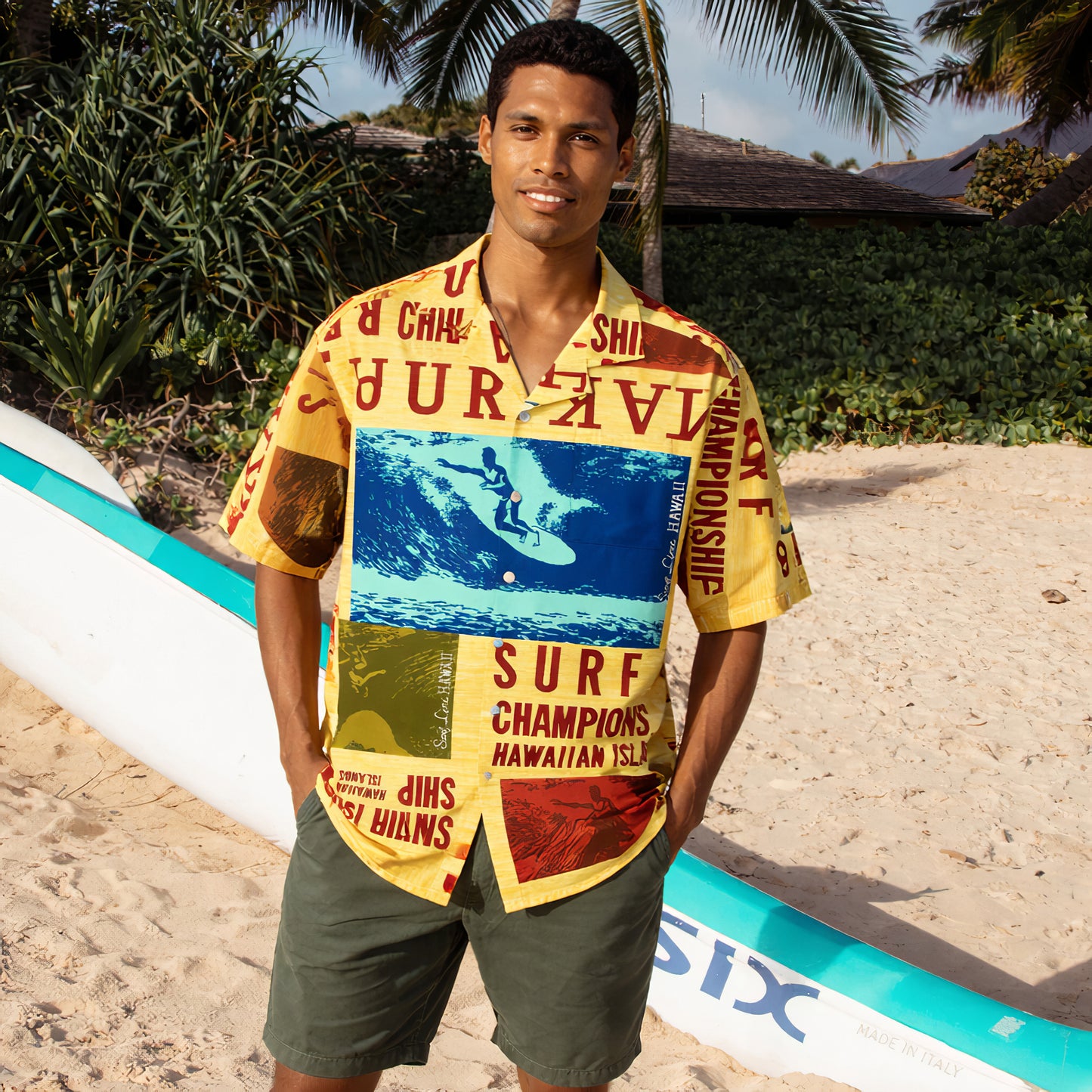 Vintage Surf Champion Hawaiian Shirt
